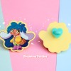 Mochi pin acrílico amarillo pastel