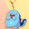 Quagsire corazón Pokémon llavero acrílico