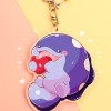 Clodsire corazón Pokémon llavero acrílico