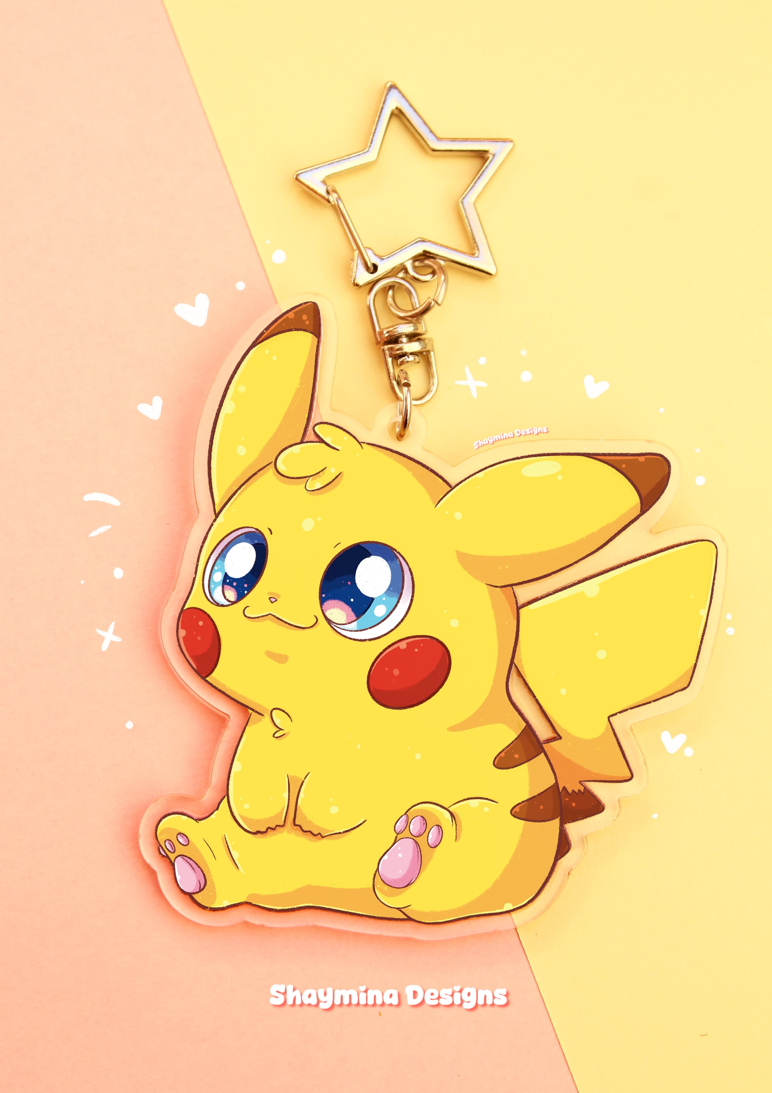 Pikachu Pokémon llavero acrílico