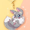 Eevee Pokémon llavero acrílico